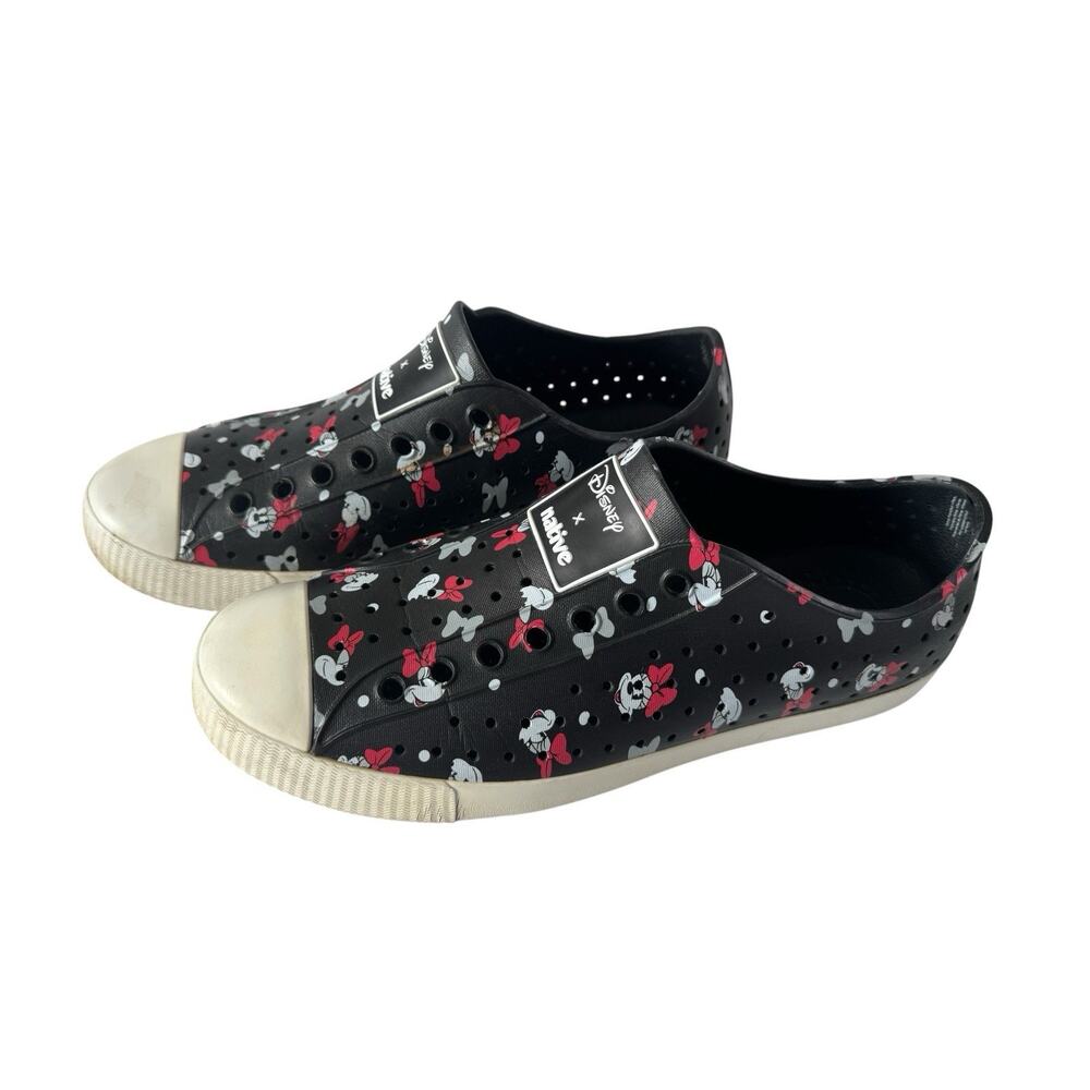 Disney X Native Minnie Mouse Shoes Slip-On Shoe Women's Size 11 /mens 9 Black